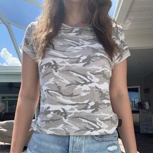 Me to We Camo Crop Top